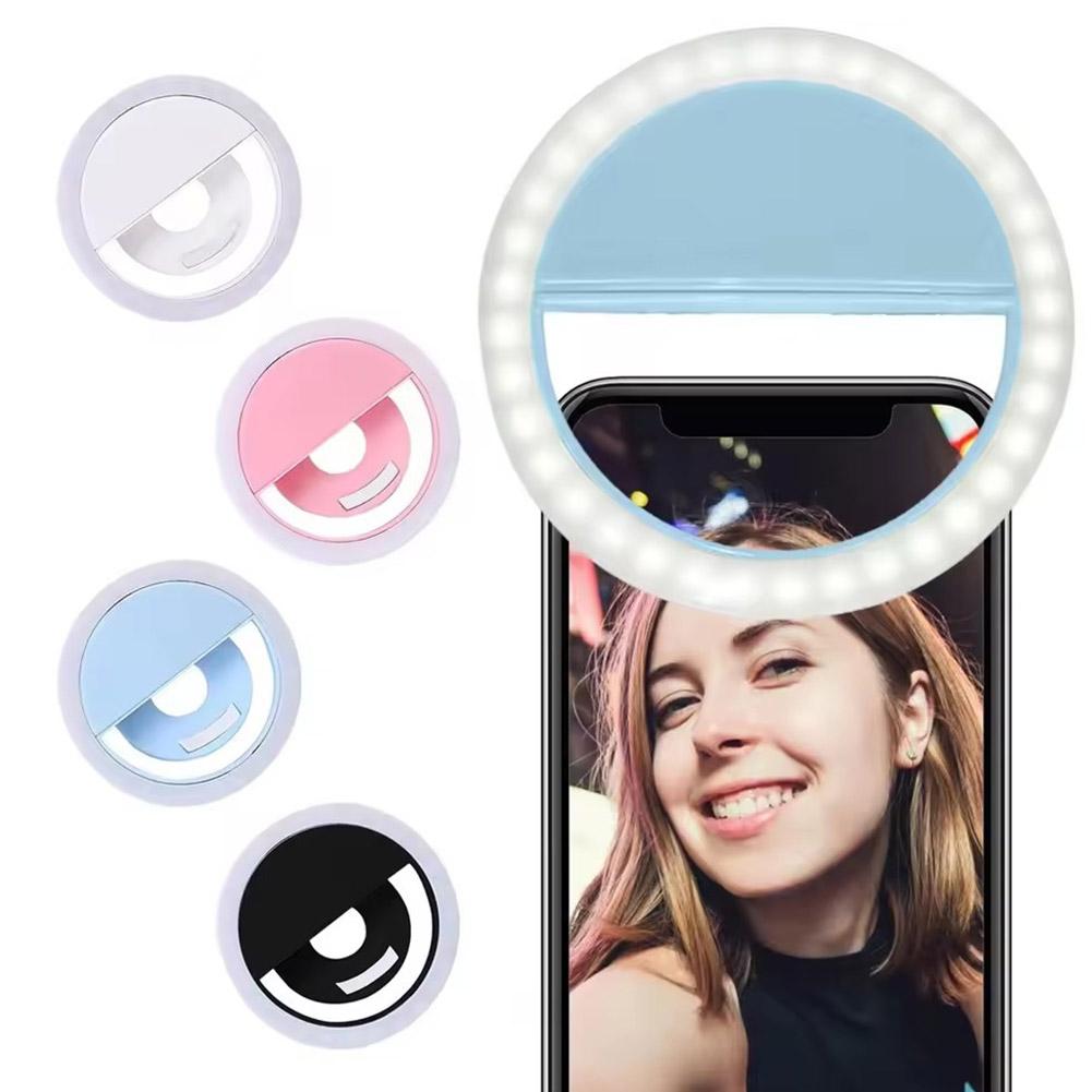 Photography Lighting Continuous - Lampu Cincin Selfie Clip On Isi
