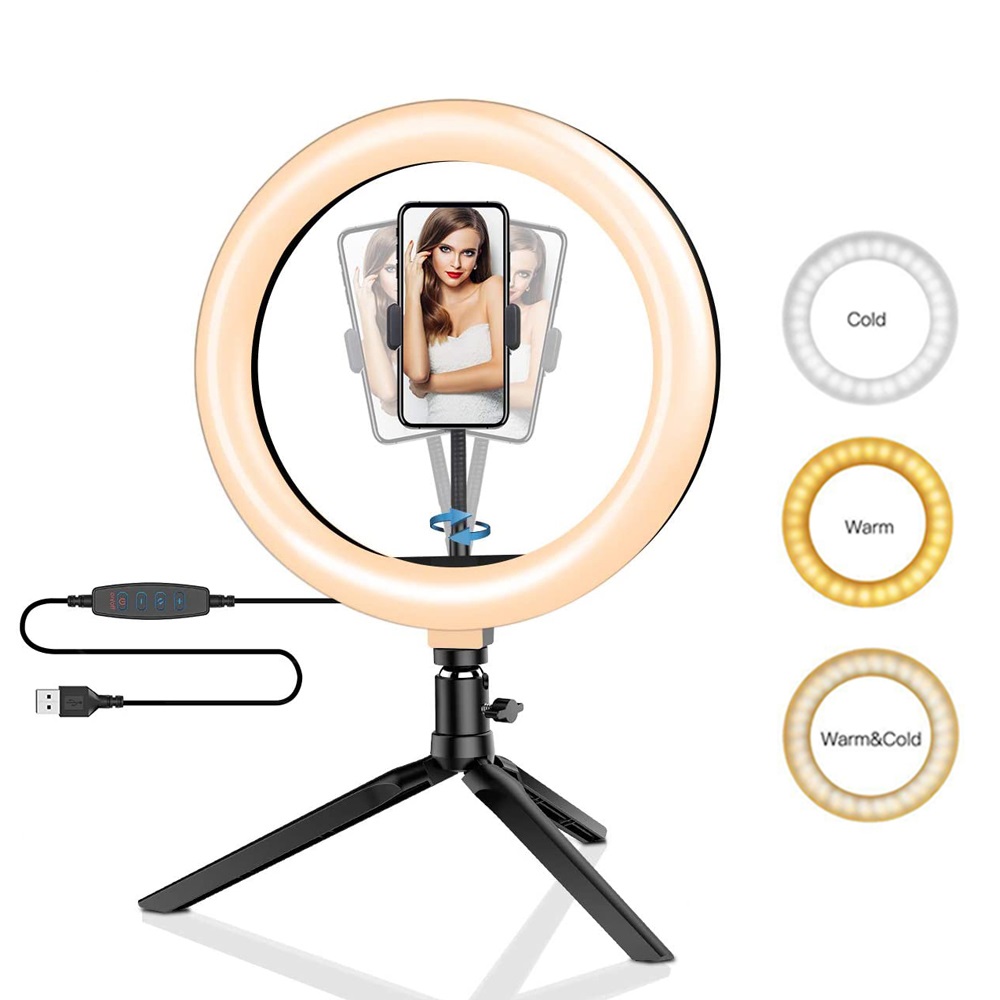 Photography Lighting Devices - Lampu Ring Led 26cm untuk Tripod,