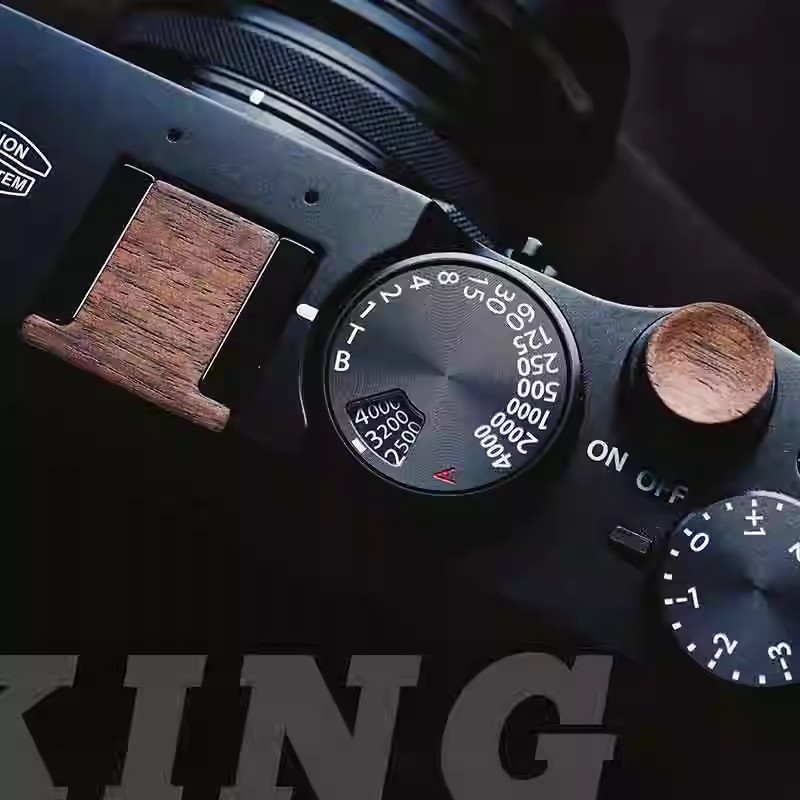 Fujifilm Camera X-T30 Ii - Penutup tombol kayu kamera rilis tombol