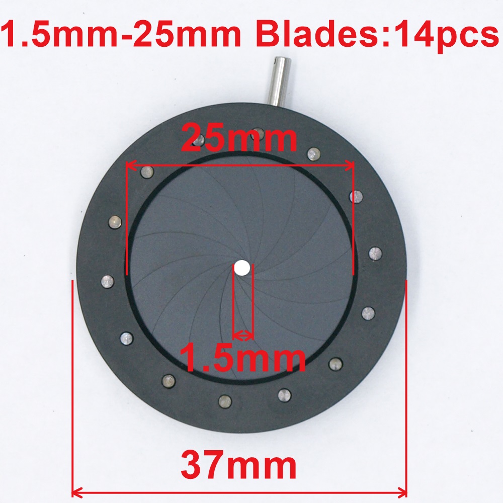 1.5-25Mm Variabel Aperture Opt - Photography Lighting Devices ulasan dan harga