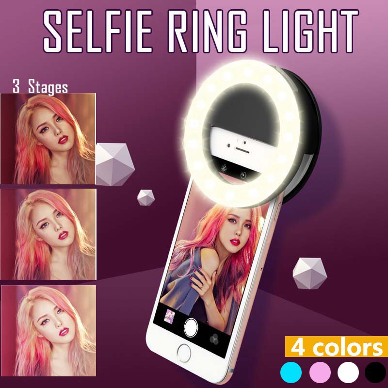 Lampu Cincin Swafoto LED Mode  - Photography Lighting Devices ulasan dan harga
