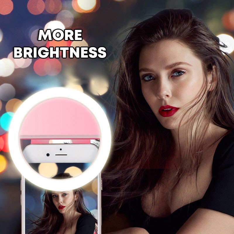 Lampu Cincin Swafoto LED Mode  - Photography Lighting Devices ulasan dan harga