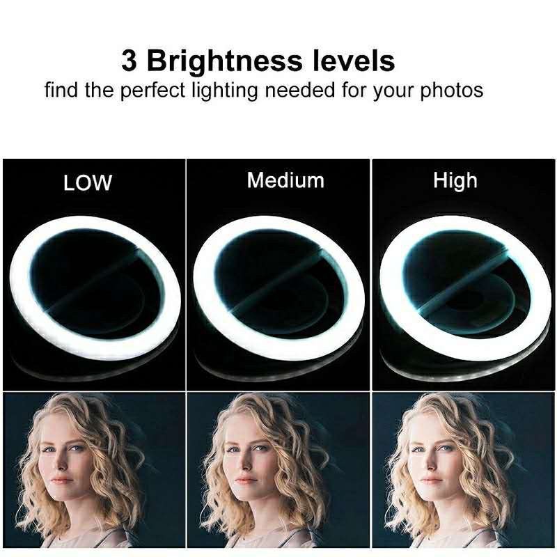Lampu Cincin Swafoto LED Mode  - Photography Lighting Devices ulasan dan harga