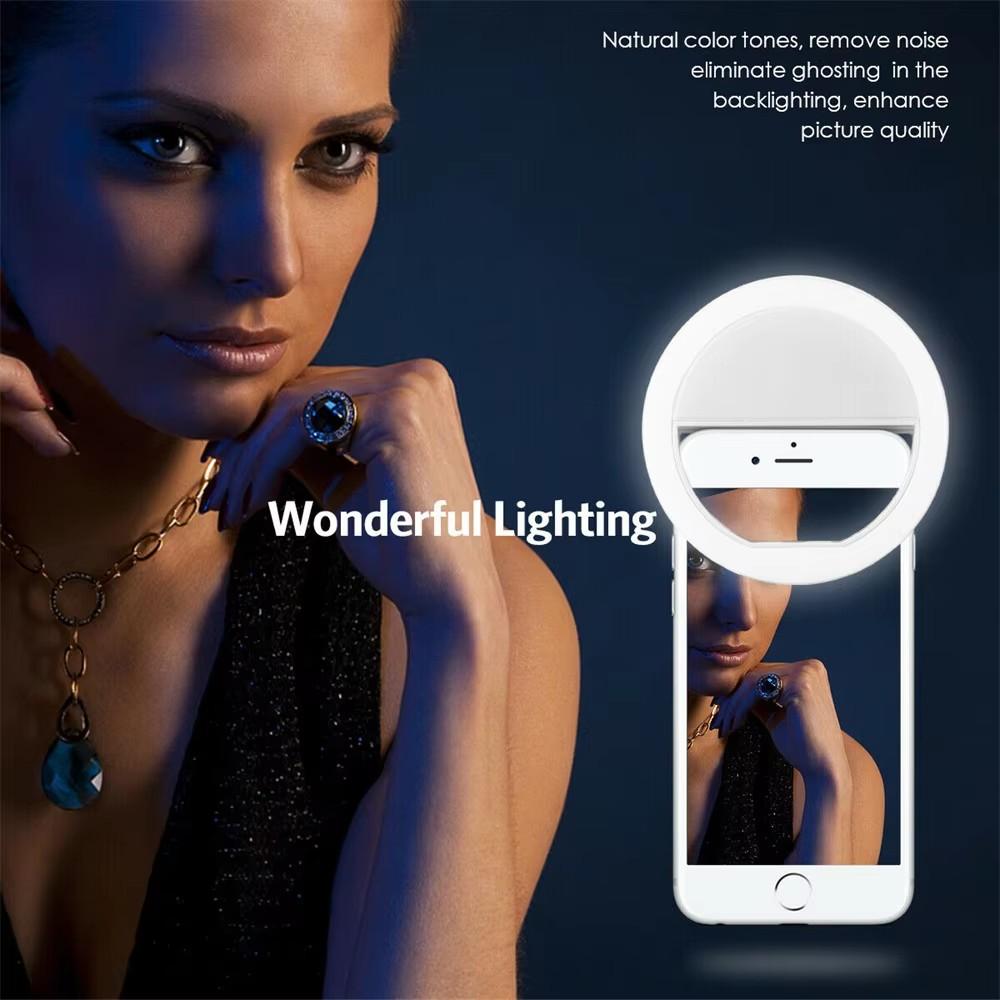 Lampu Cincin Selfie Clip On Is - Photography Lighting Continuous ulasan dan harga