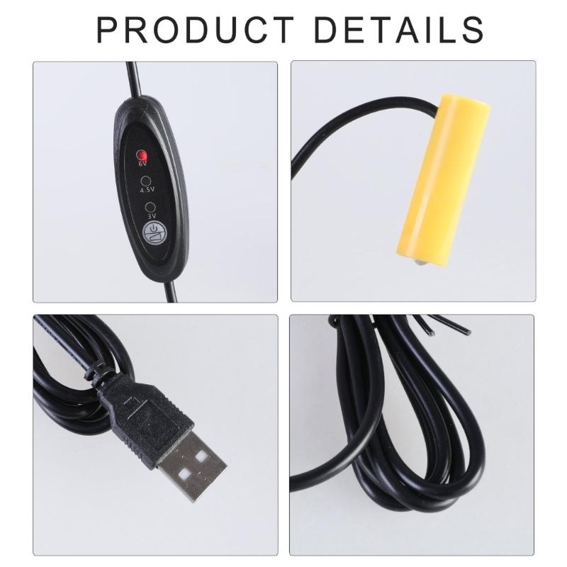 USB Ke 3V 4.5V 6V 5W Kabel Bat - Photography Lighting Devices ulasan dan harga