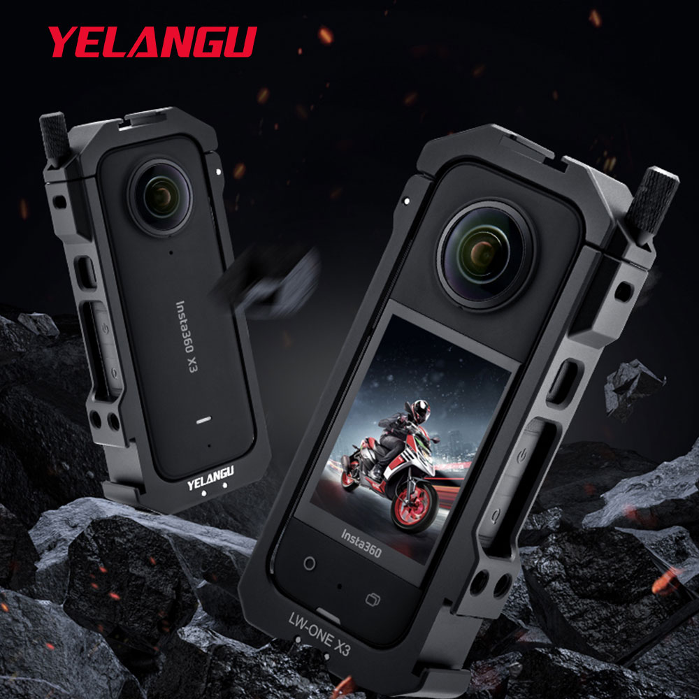 YELANGU casing kandang pelindu - Insta360 Camera X3 ulasan dan harga