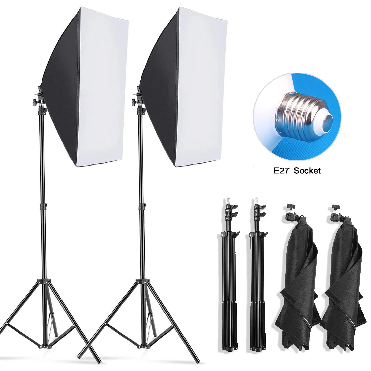 Softbox Pencahayaan Fotografi  - Photography Lighting Continuous ulasan dan harga