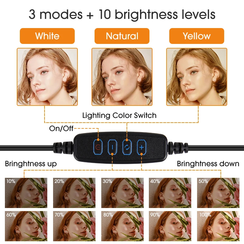Lampu Cincin Swafoto LED 10 In - Photography Lighting Continuous ulasan dan harga