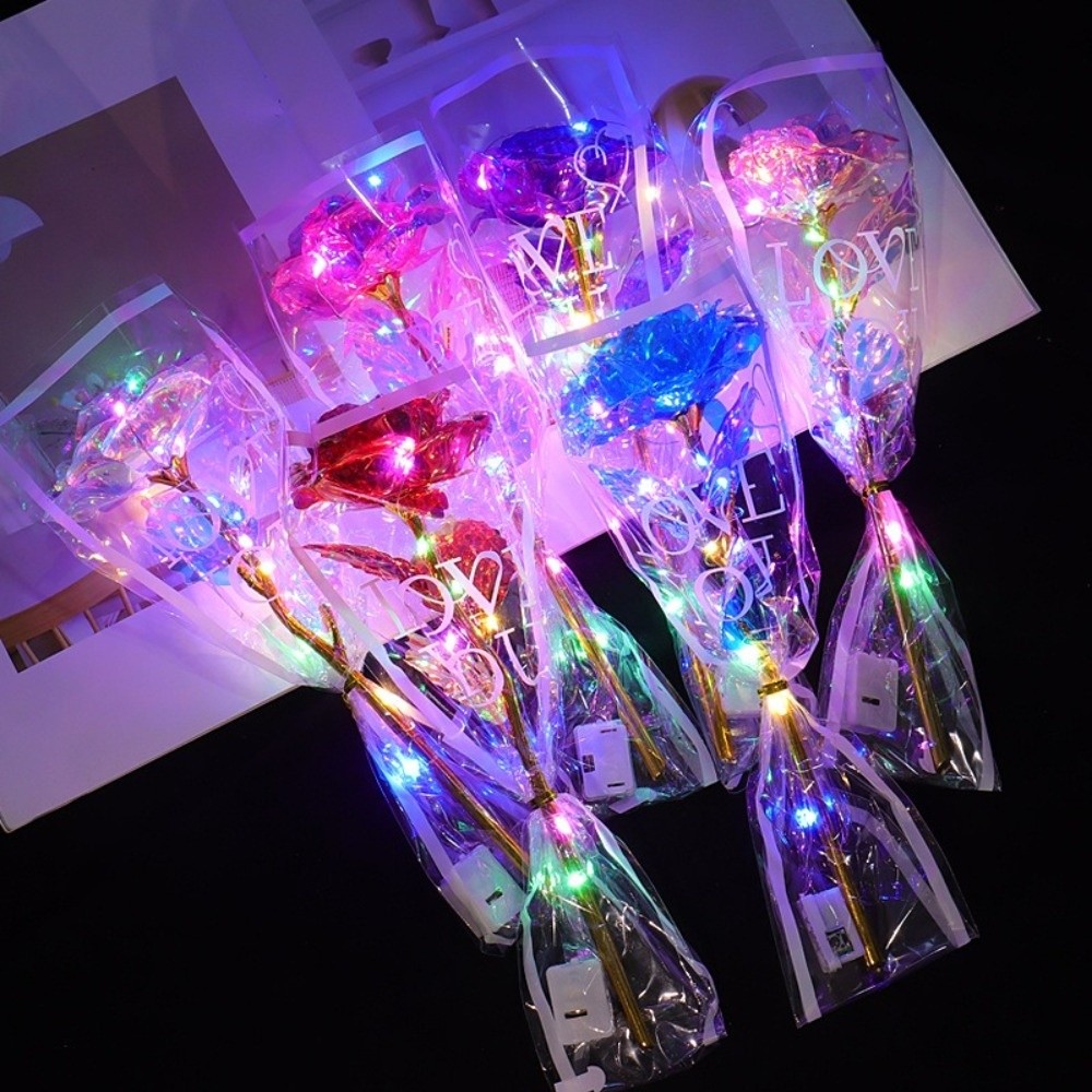 Lampu LED Bunga Mawar Foil Ema - Photography Artificial Lighting ulasan dan harga