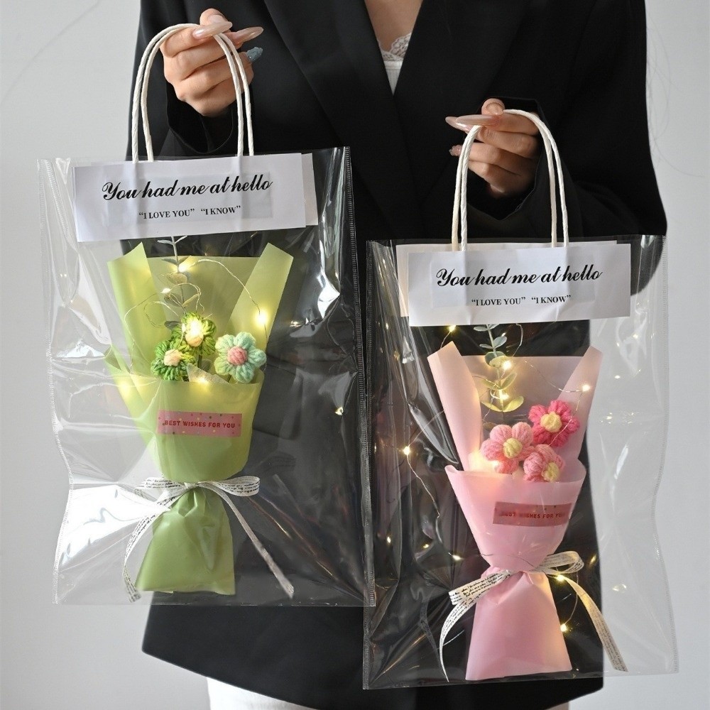 Buket Bunga Rajutan Crochet de - Photography Artificial Lighting ulasan dan harga