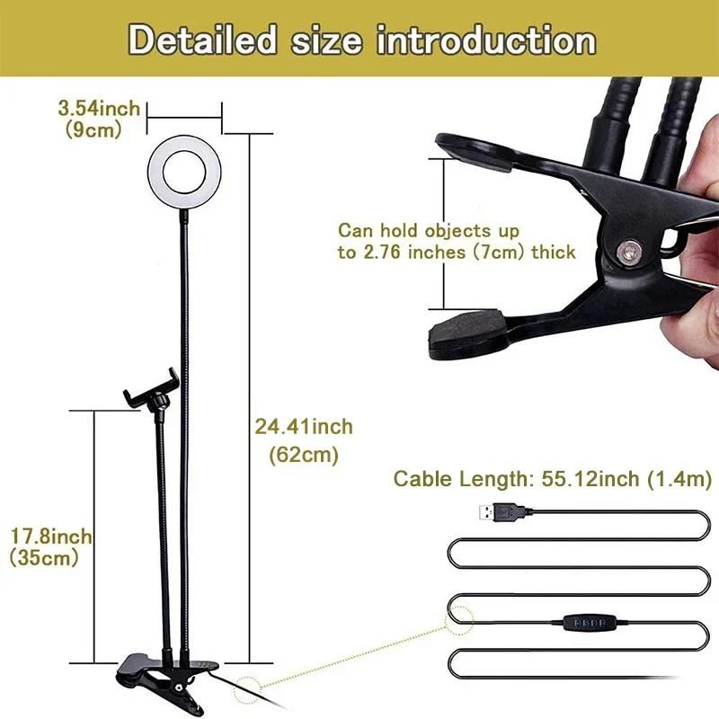 Dudukan ponsel Universal fleks - Photography Lighting Continuous ulasan dan harga