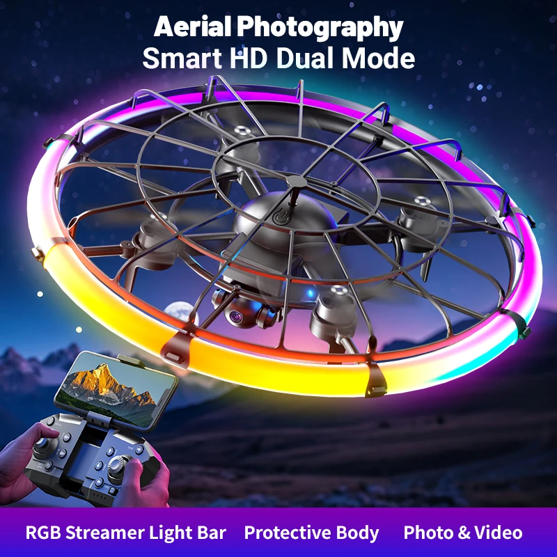 JJRC H145 UFO RC Drone dengan  - Photography Lighting Devices ulasan dan harga