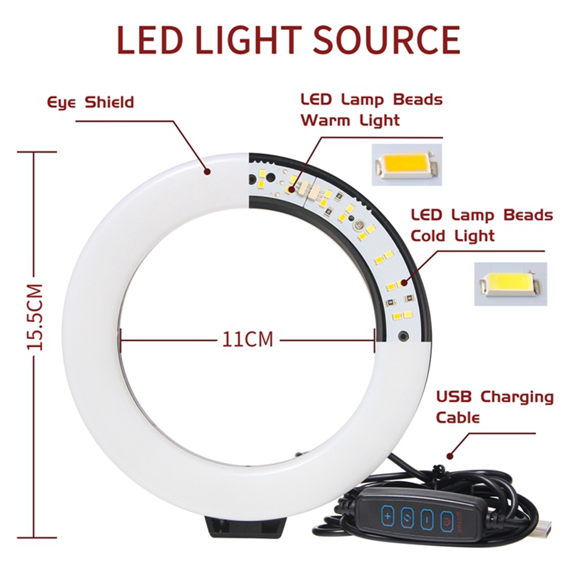 Lampu Cincin Led Dapat Diredup - Photography Lighting Continuous ulasan dan harga