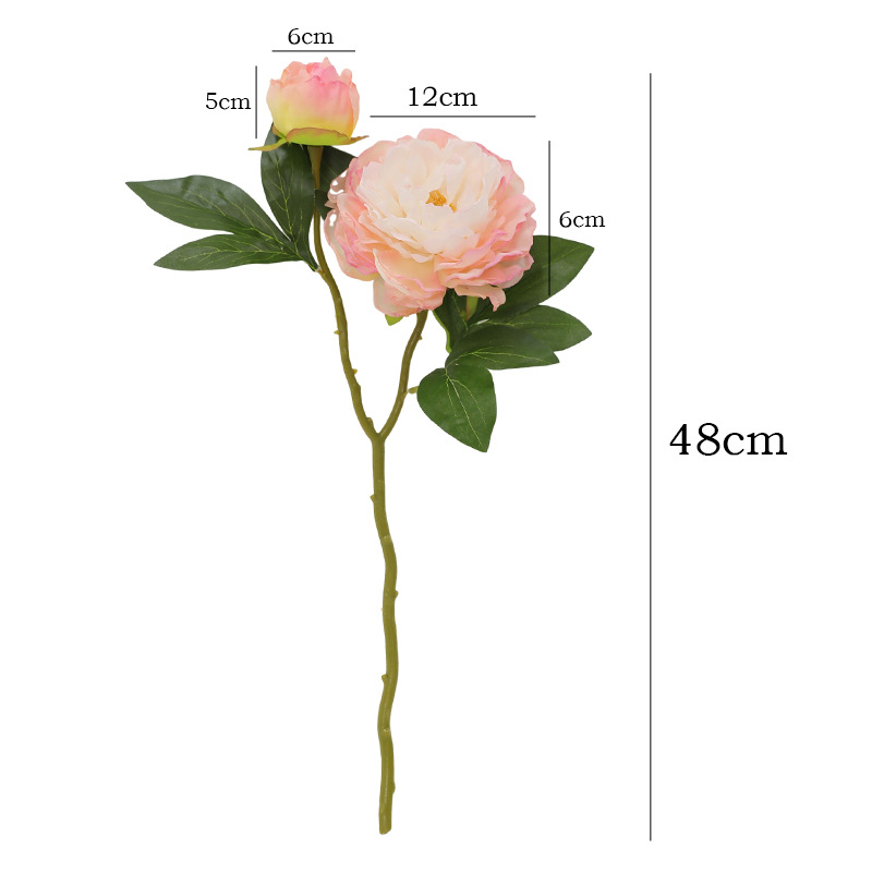 1 Buah Bunga Peony Simulasi Re - Photography Artificial Lighting ulasan dan harga