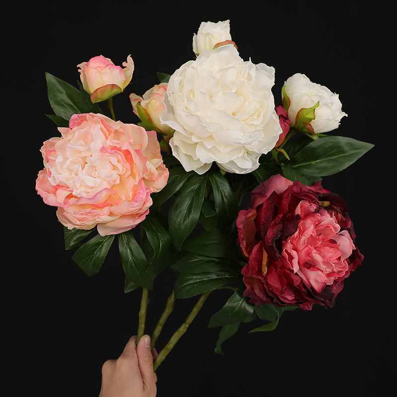 1 Buah Bunga Peony Simulasi Re - Photography Artificial Lighting ulasan dan harga